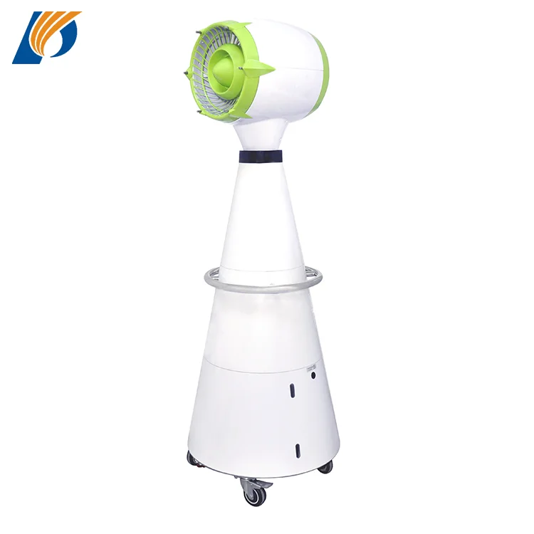 Movable Pressure type mist cooling fan POPULA A-4PT with Purple color