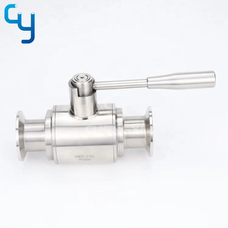sanitary stainless steel updated new direct way manual ball valve
