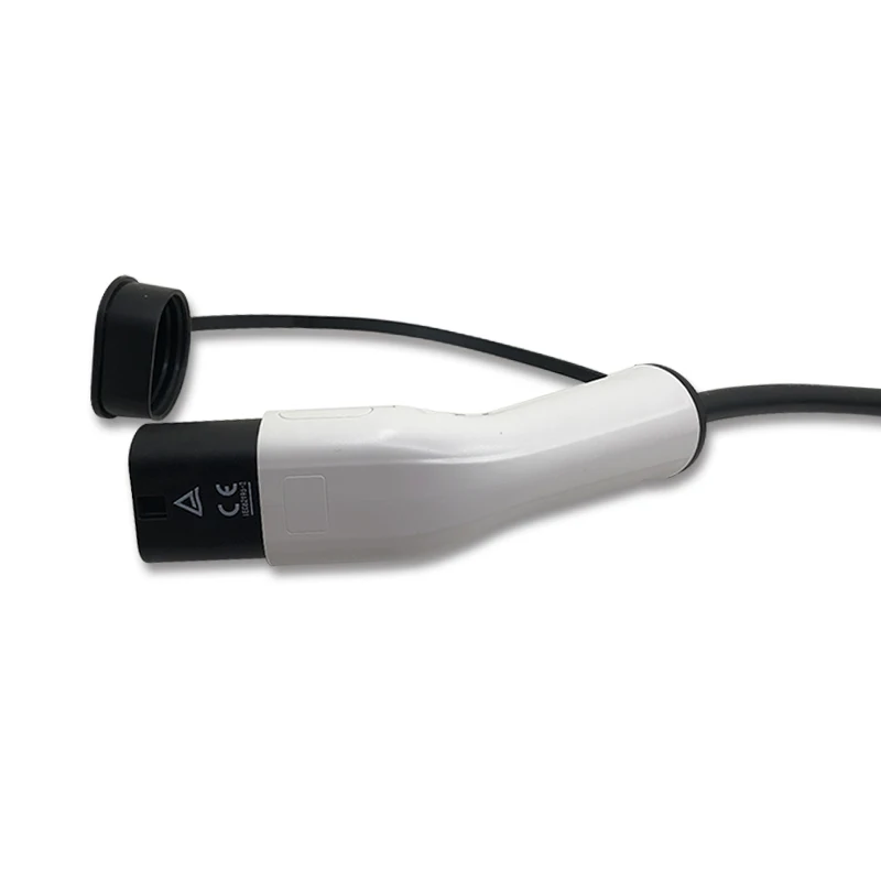 IEC 62196 Type 2 plug with open end cable for electric car