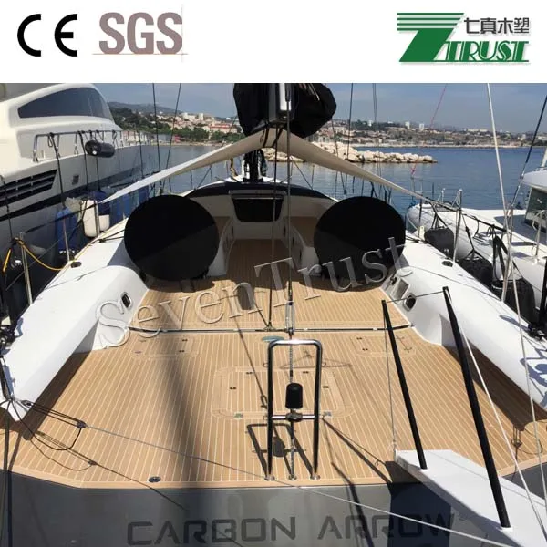 Stripe Easy-install Soft Laminate Pvc Boat Decking