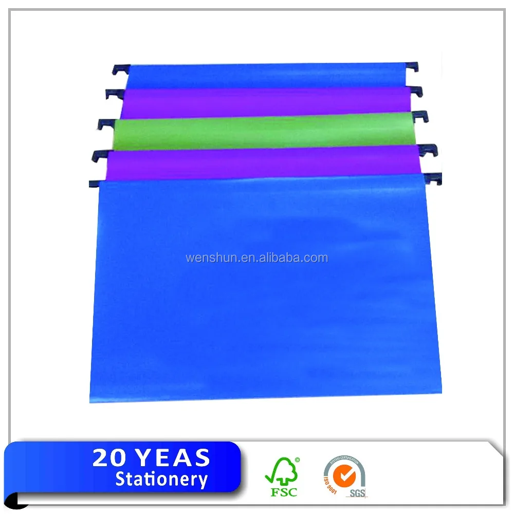 
Wholesale FC/A4 size plastic pp suspension file folder 