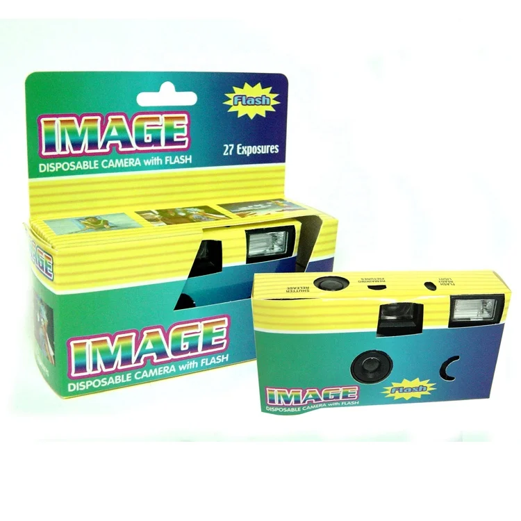 
35mm Film With Flash Single-Use Disposable Camera 