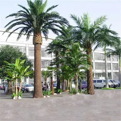 steel artificial date palm tree price plants outdoor lighting led coconut light dubai