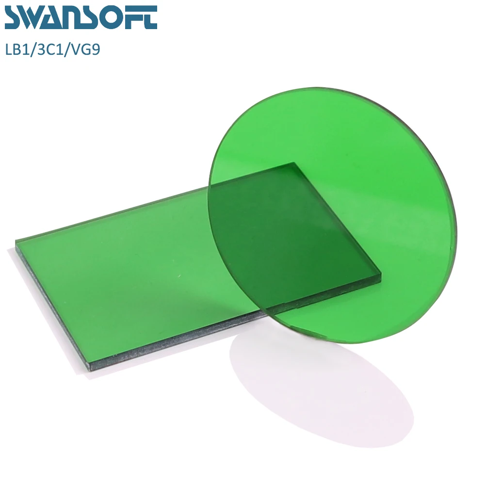 Absorption Color glass optical filter Green optical glass