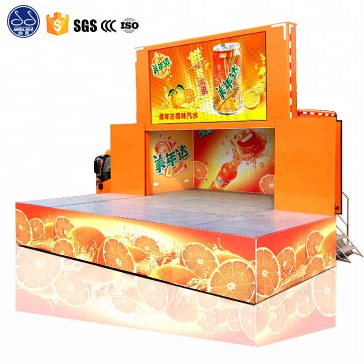 Mobile Cinema Mobile Stage Live Performances Vehicle