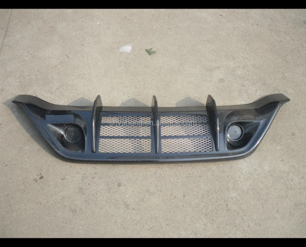 For Skyline R35 GTR WALD REAR BUMPER DIFFUSER ADDON CF Carbon fiber