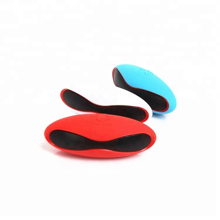 Colorful Oval Shape Rugby Ball Wireless Mini Portable Speaker