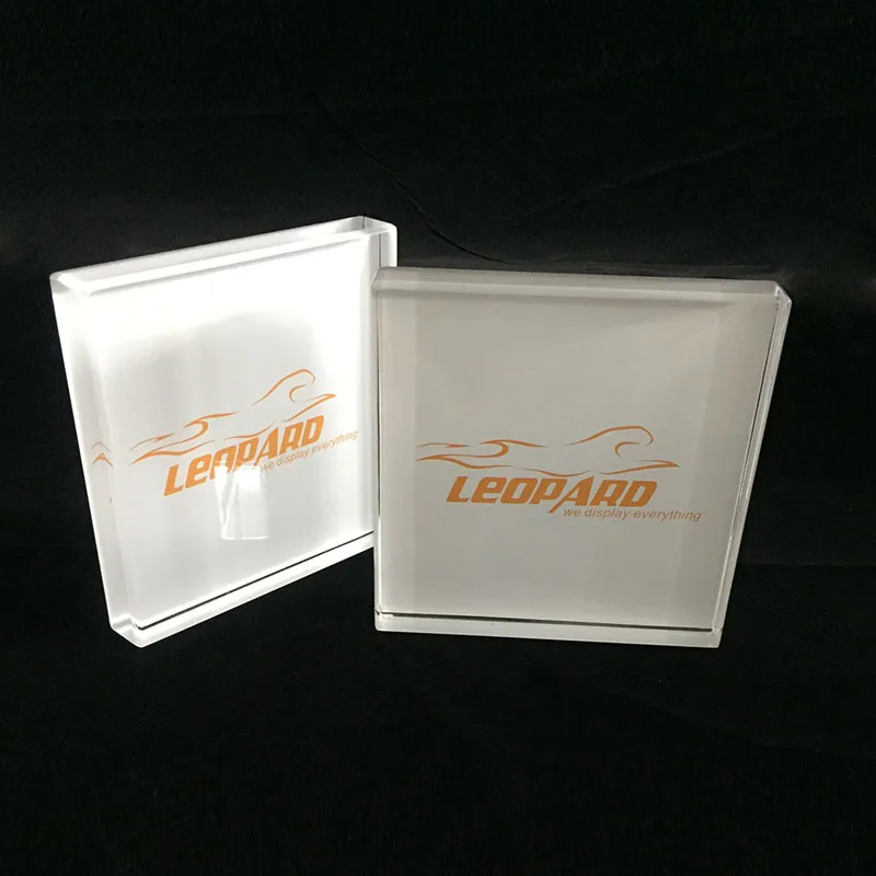 Small Cube Clear Solid Acrylic Display Cube Block