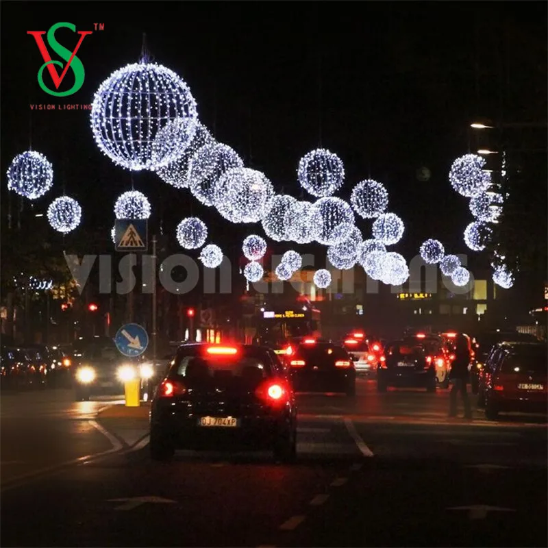 Led Light Manufacture Large Outdoor Stage Light Christmas Decorations Illuminatied Ball