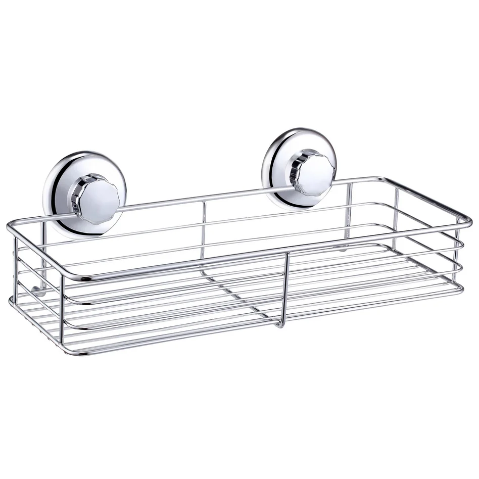 
No Drill All In One Suction Bathroom Long Shelf 