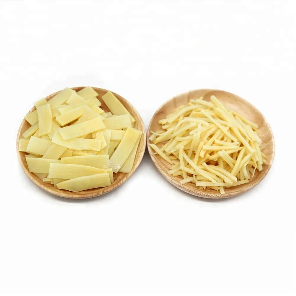 
Canned bamboo shoot strips halves 