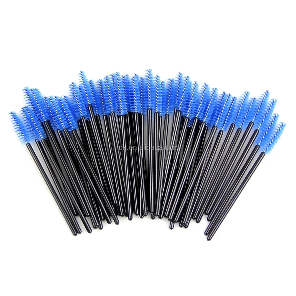 50 pcs/pack  disposable eyelash brush mascara applicator wand brush eyelash comb brushes cosmetic makeup tool