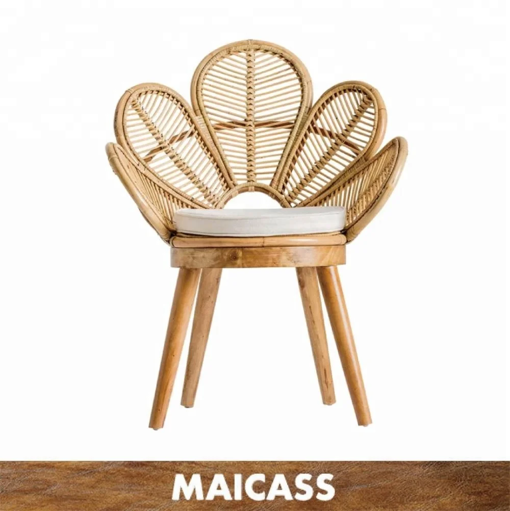 
Modern outdoor rattan garden chair with cushion 
