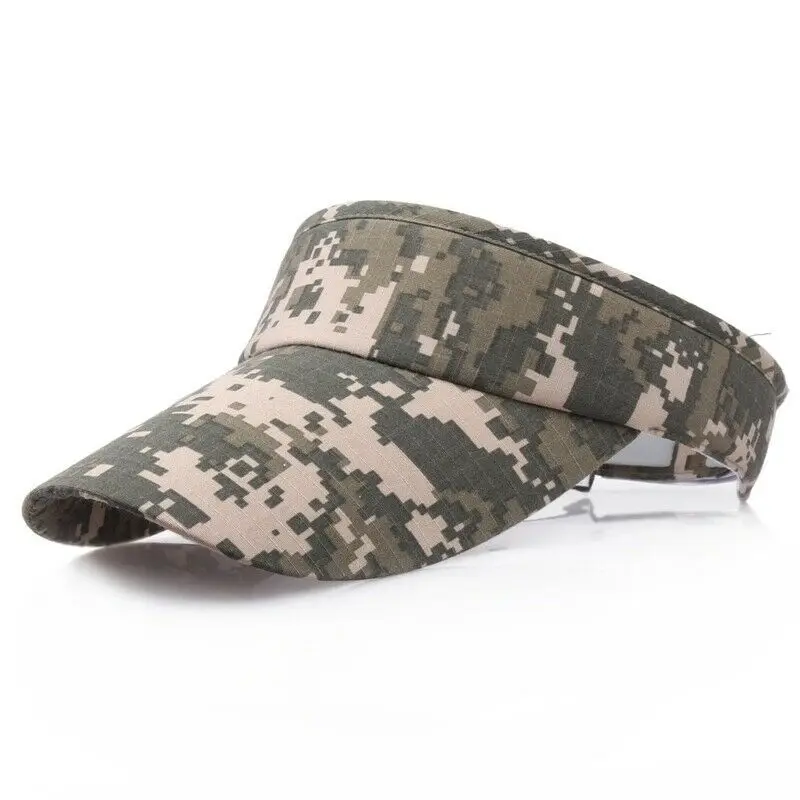 Manufacture New Style Custom Printed Camouflage Baseball Sun Visor Caps