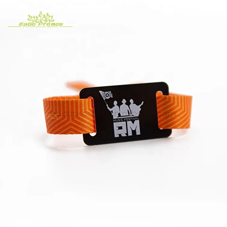 Shanghai Eago High Quality OEM Branded 13.56MHz RFID l Bracelets NFC Wristband for Promotional