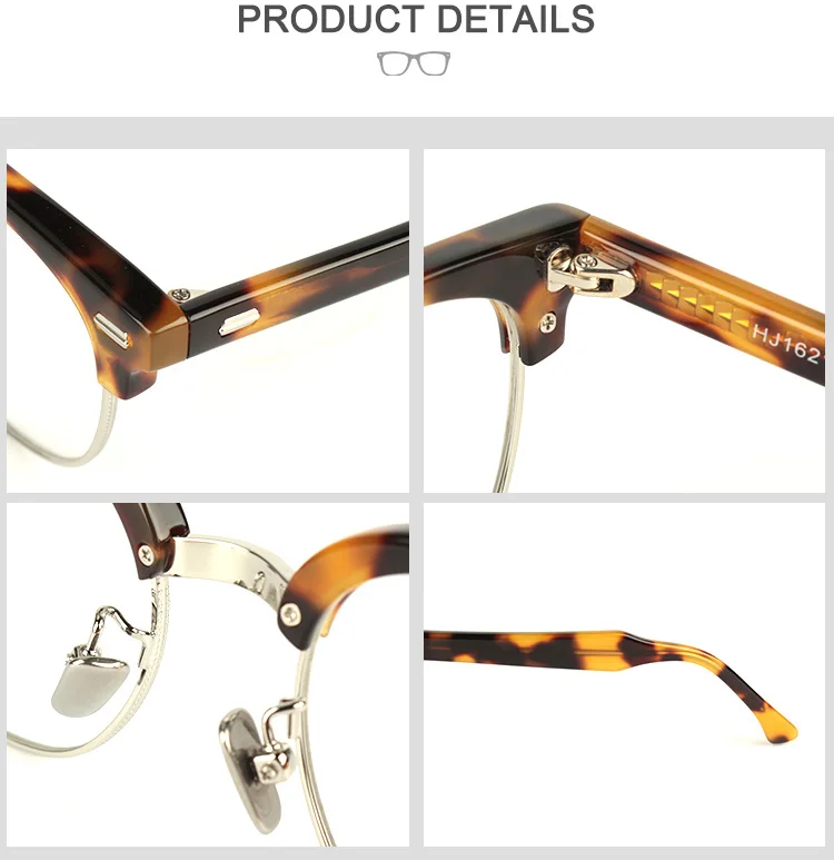 Brand Italian Designer Acetate Eyewear Elegant Style