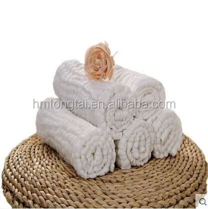 
5 pieces set of 100% cotton newborn baby gauze towel bib & burp 