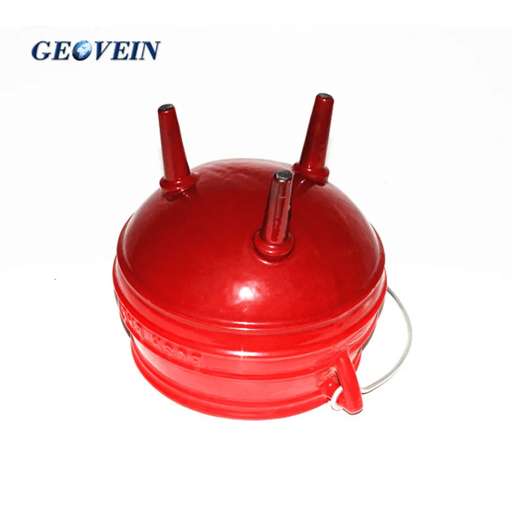 Camping Different Size Enamel Cauldron Pot 3 Legs Cast Iron Witches Pot