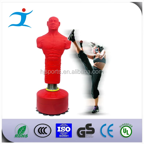 High quality  punch bag body shape free standing  boxing dummy slam man