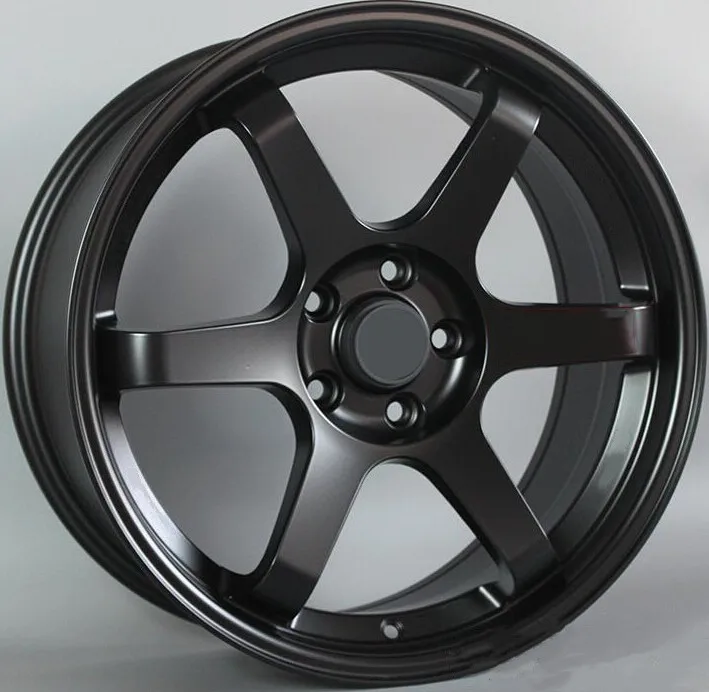 15 16 17 18 inch six spoke colorful Aftermarket car alloy wheels /wheel rim