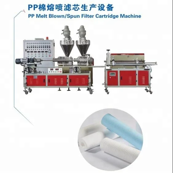 
2E&2M Output 3800pcs-4200pcs/24H New Design PP Spun Filter Cartridge Production Line 