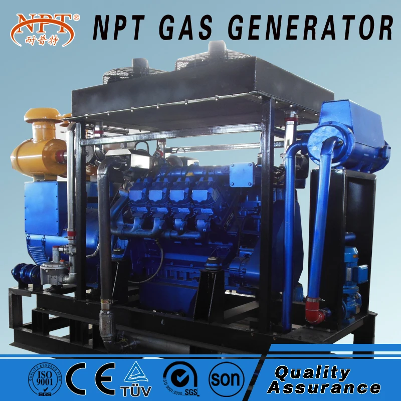 CE approved quiet 350 kw industrial biogas generator price