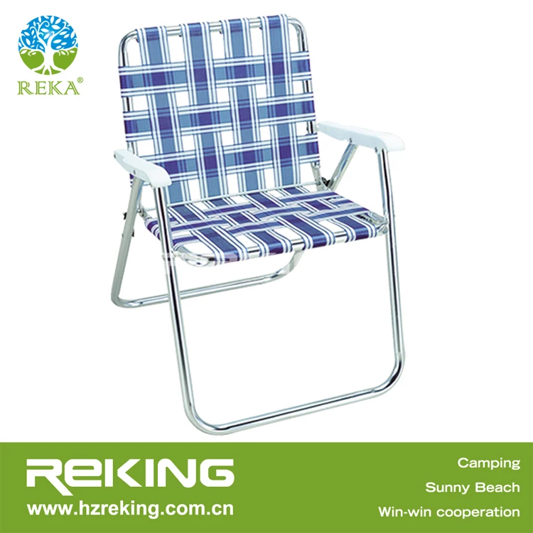 
Blue Foldable Lawn Chair with Alu Tube 
