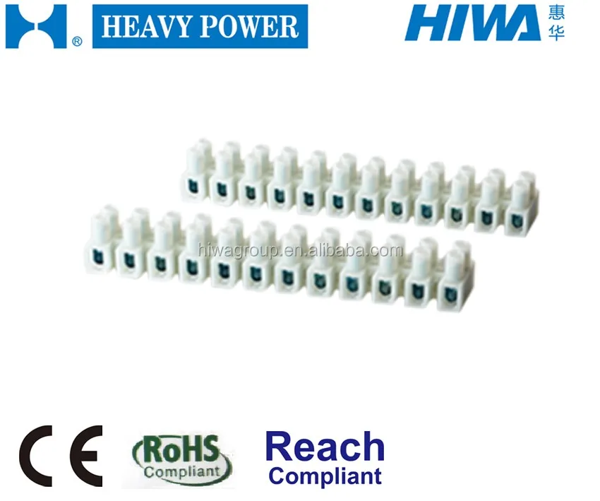 
Terminal Blocks-Economy with brass strip 