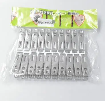 Поставка прищепок для одежды из нержавеющей стали, маленькие прищепки для носков, брюк, нижнего белья