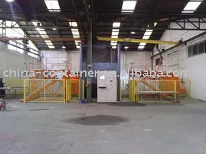 
4m automatic shuttle rotational molding machine 