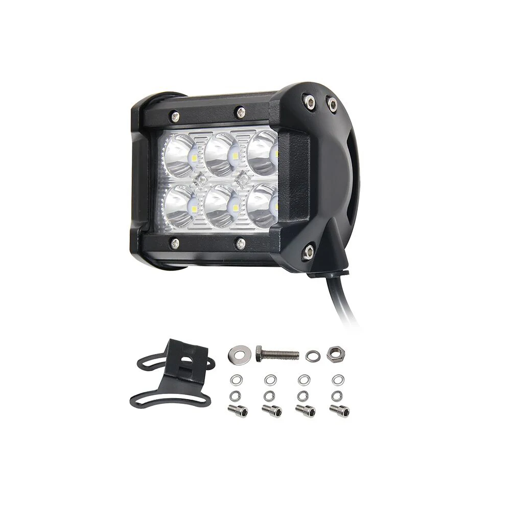 2020 new 4inch 18W LED CRE E off road heavy duty Lights Bar SUV Military,Agriculture,Marine,Mining work light