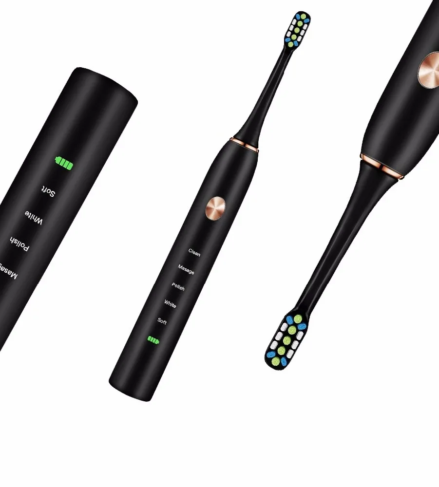 
 Adult electric toothbrush, waterproof automatic ultrasonic toothbrush for teeth whitening factory newest OEM  