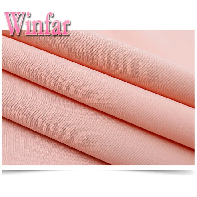 shaoxing winfar polyester elastane Scuba DTY knit textile air layer fabric