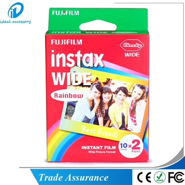 
Fujifilm instax wide rainbow film 5inch for Instax Camera w210, W300 instax film 
