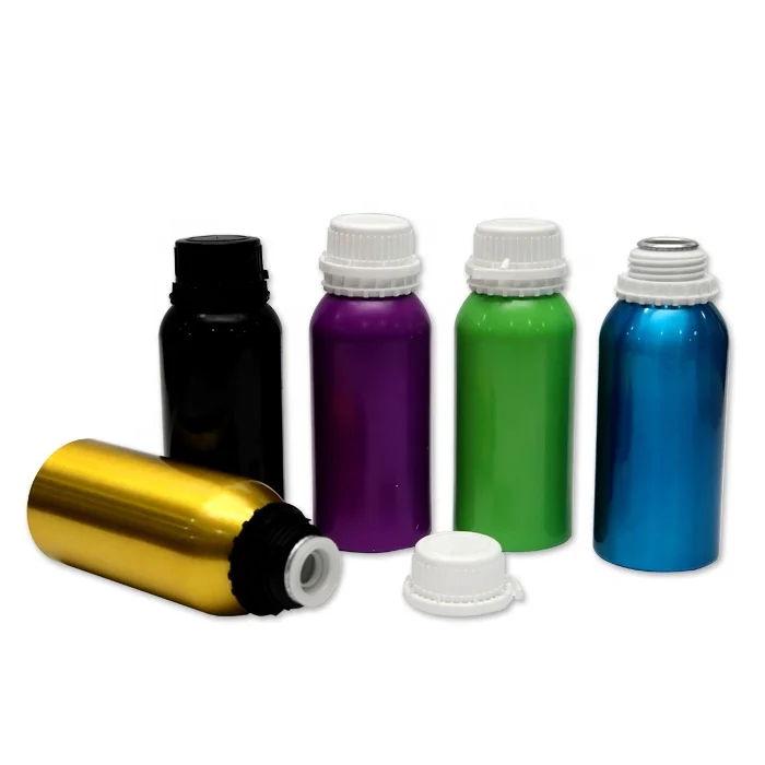 Wholesale recyclable empty spray paint cans blank metal tin aluminum can for essential oil packaging