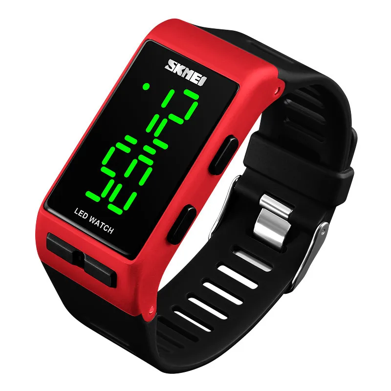 Hot Selling SKMEI 1364 Men Digital Wristwatch Plastic Waterproof LED Digital Watches