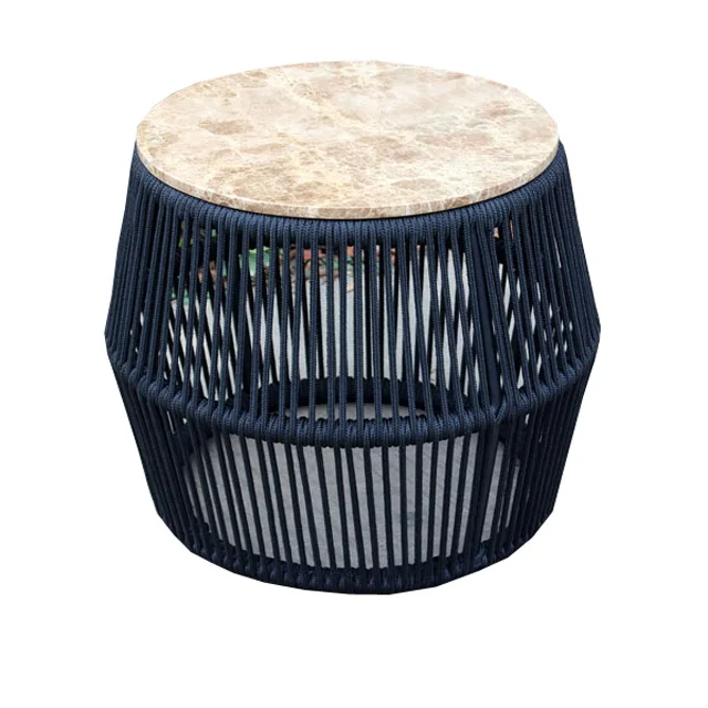 Coffee table / side table with PL Rope & Marble