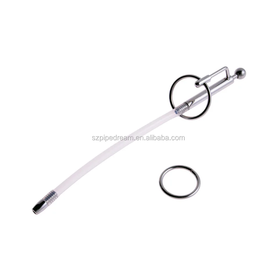6*210mm silicone urethral sounds metal urethral dilators penis plug catheters sounds for men penis