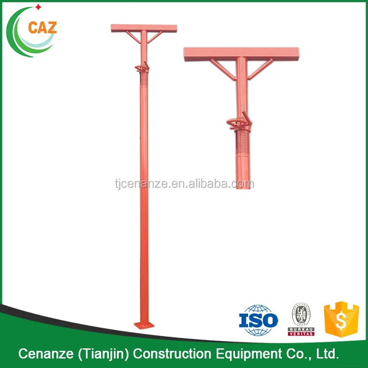 Tubular Scaffolding Shoring Hot-dip Galvanized Heavy Duty Strut Jack Adjustable Height Steel Prop
