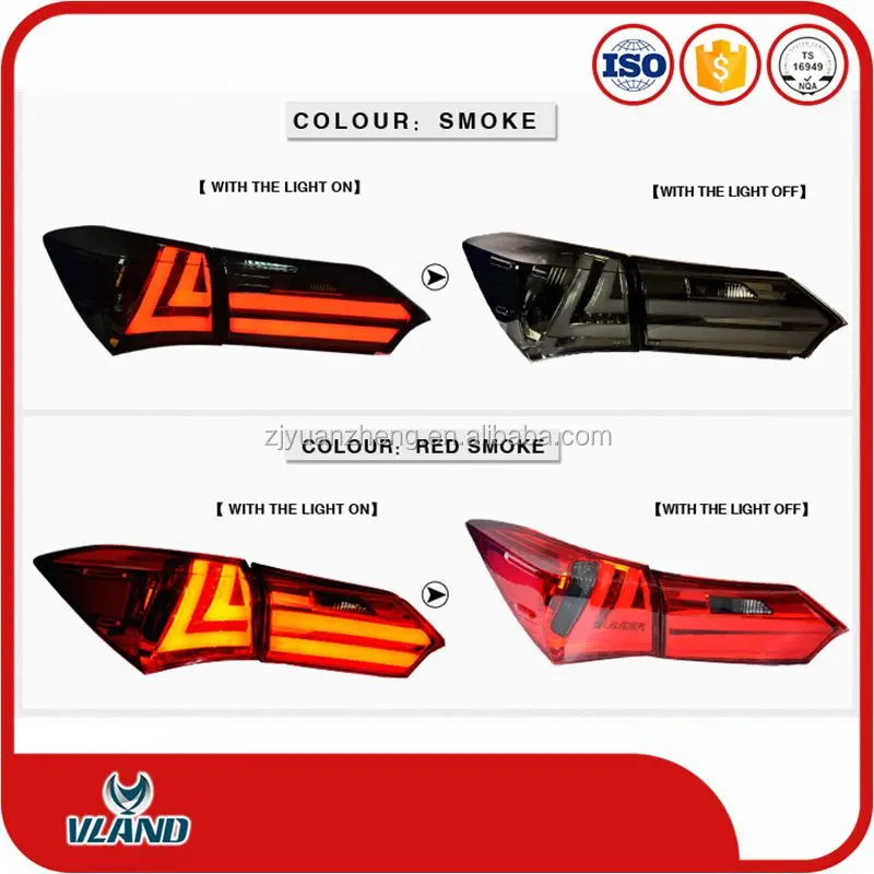 Vland LED Taillights Tail Lamp Fits /Levin/Corolla Alits(E170) 2014-UP Wholesales
