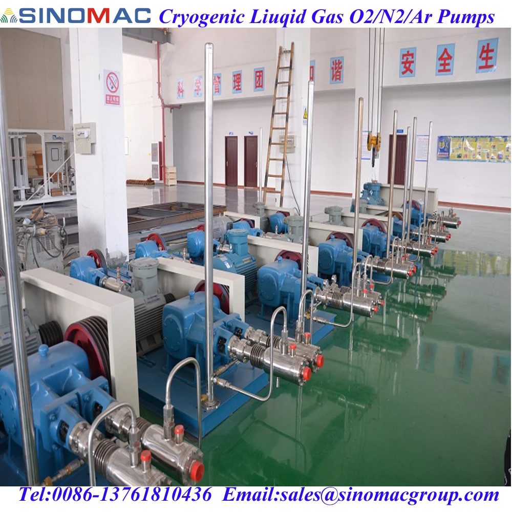 Cryogenic Liquid Oxygen Nitrogen Argon Gas Cylinder Filling Station Skid Pumps New Energy Liquid LNG CO2 Hydrogen Loading Pump
