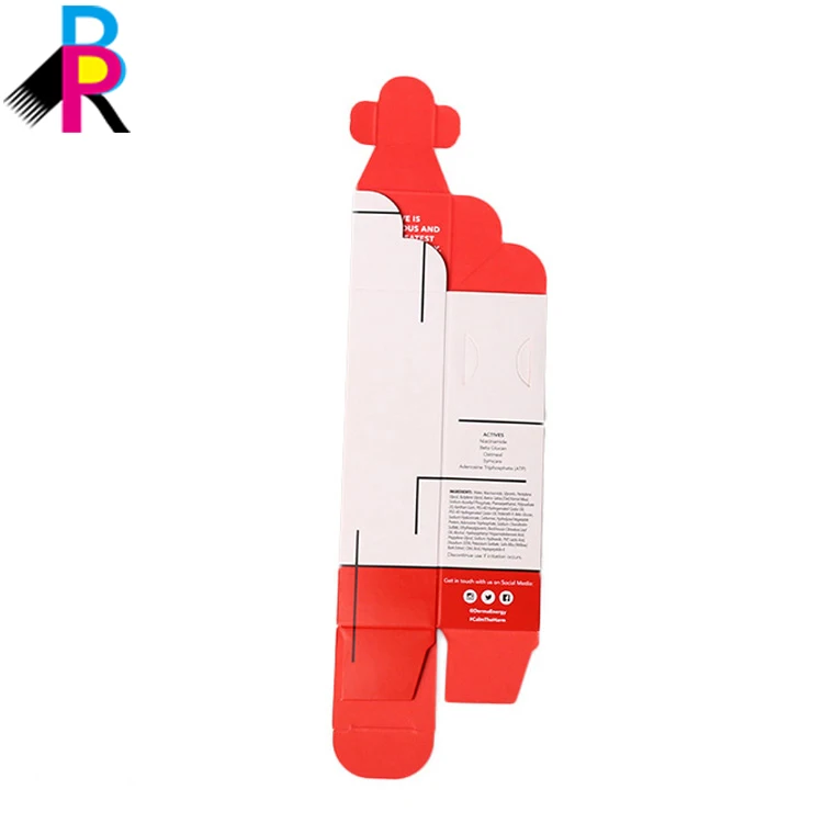 Custom Printing 350 Gsm Tuck Self Lock Package Box with Insert Matt Varnishing Top Custom Service