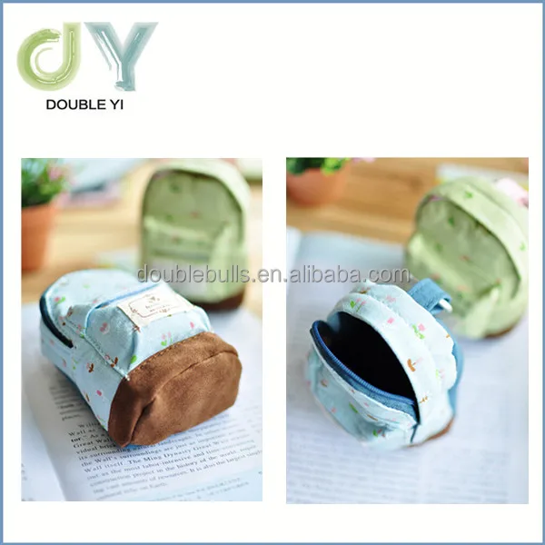 Creative Mini Coin Bag Backpack Shape Change Purse