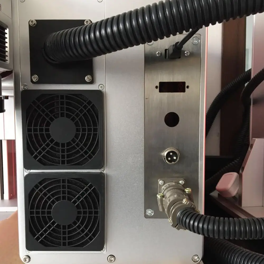 Split desktop gravadora a laser fiber laser marking machine with raycus\JPT\IPG source  for advertising company