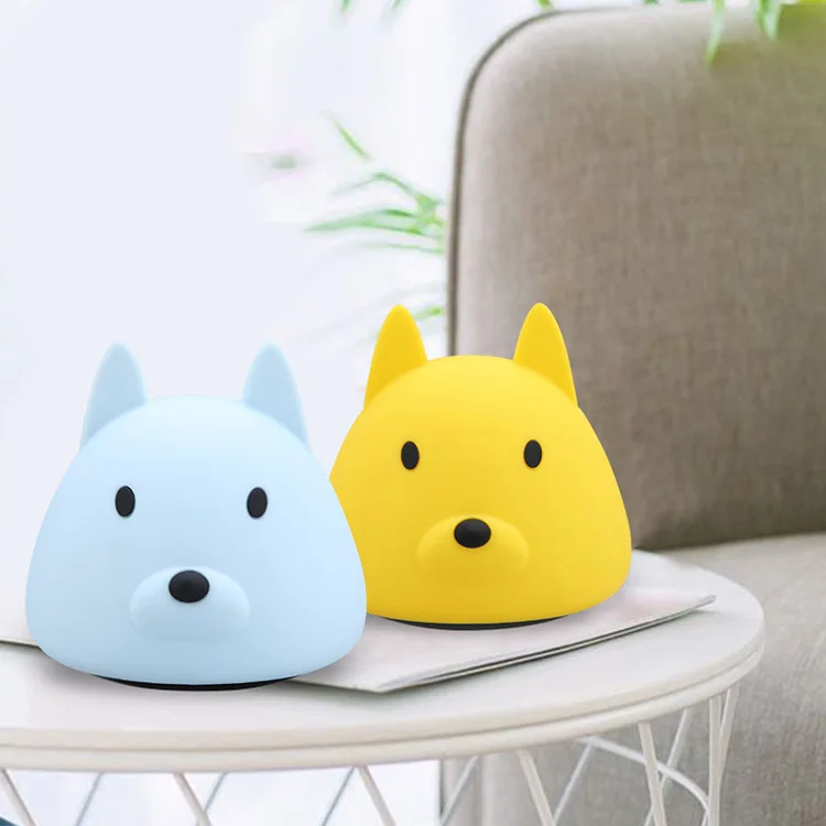 USB аккумуляторная Детей Ночь чувствительной коснитесь управления с подсветкой безопасной и милый прекрасный светильник