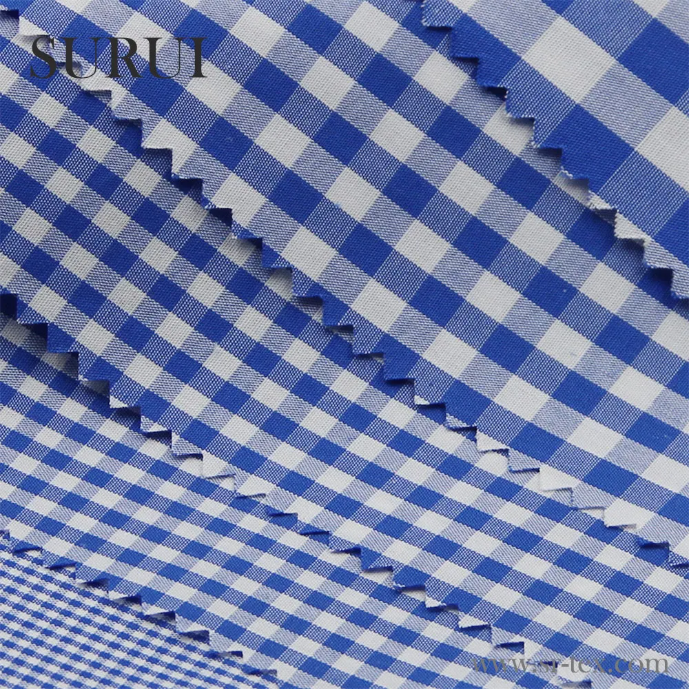 Ready Stock 50s Combed Cotton Yarn Dyed Shirt Fabric