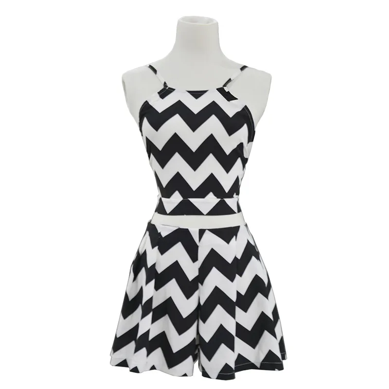 Бесшовное женское цельное платье в полоску, повседневная женская нейлоновая юбка