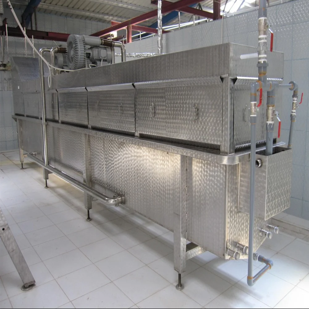 automatic poultry slaughterhouse frozen chicken meat processing scalder machinery