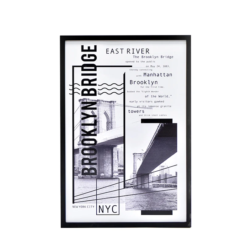 China factory directly wholesale wooden poster photo frame  a0 a1 a2 a3 a4  20x24 24x36