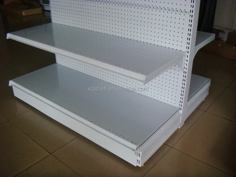 Wholesale Grocery Other Store & Supermarket Equipment Metallic Supermarket Rack Supermarket Shelf Display